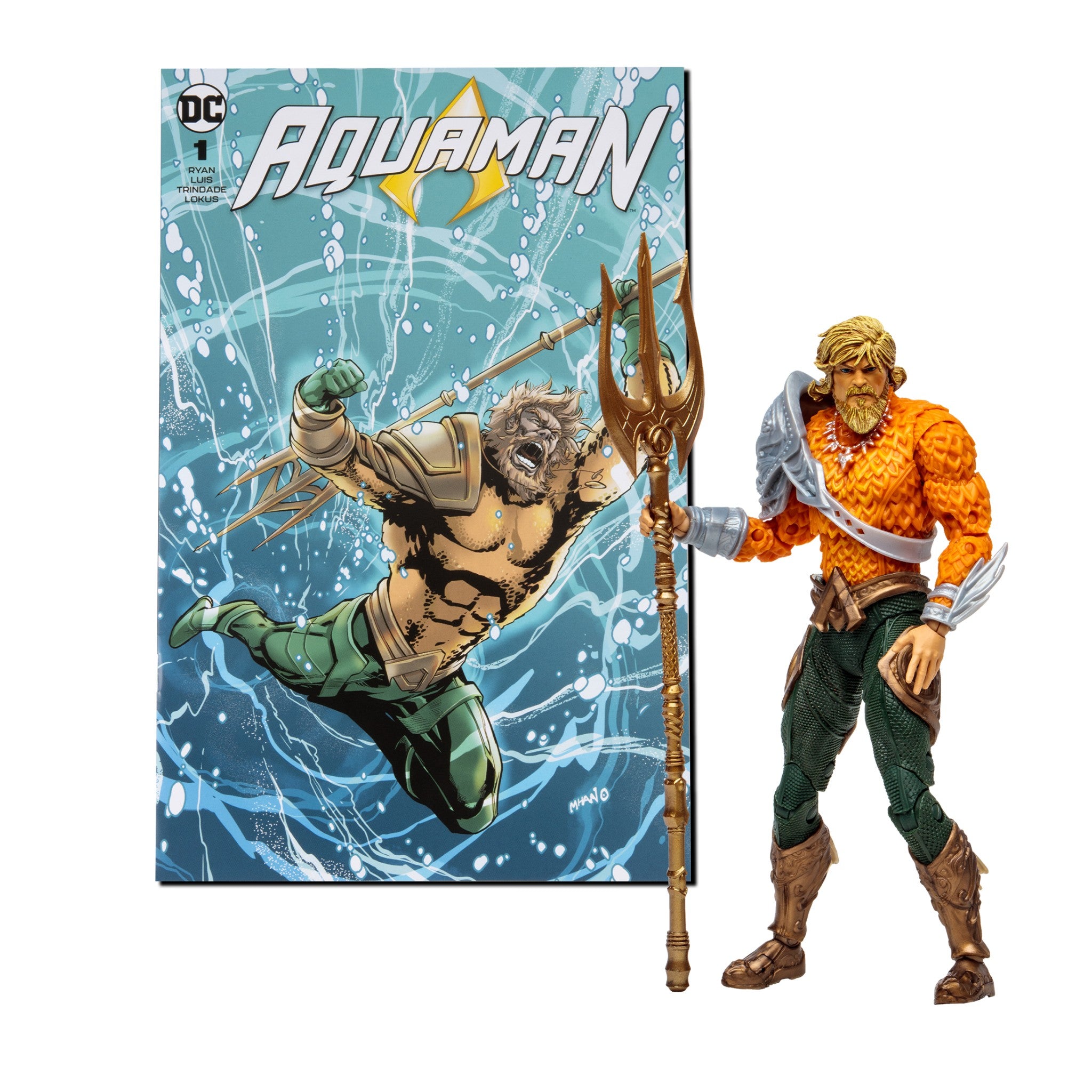 DC Direct Page Punchers Aquaman 7" with Aquaman Comic - McFarlane Toys