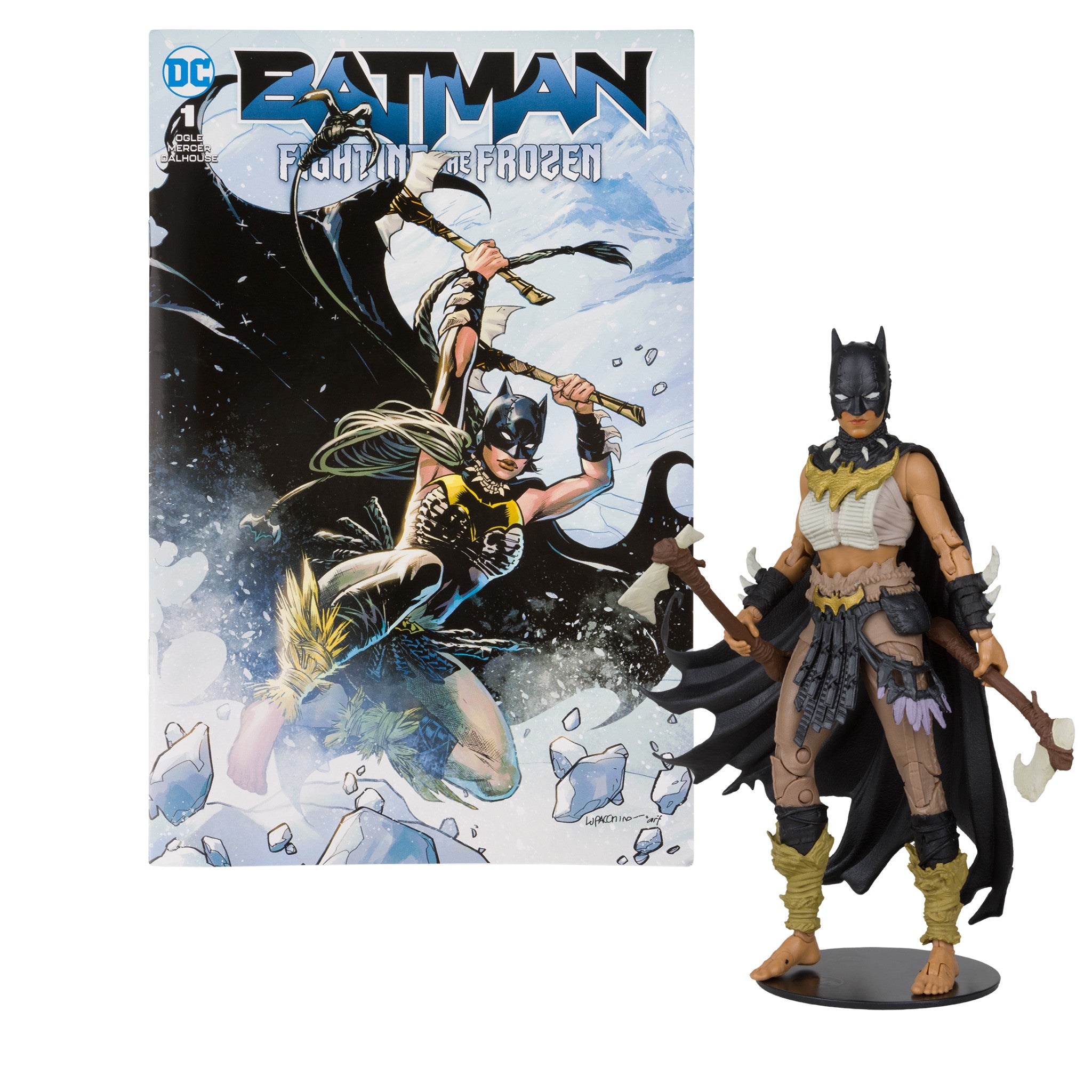 DC Direct Page Punchers Batgirl 7" Batman Fighting the Frozen Comic McFarlane