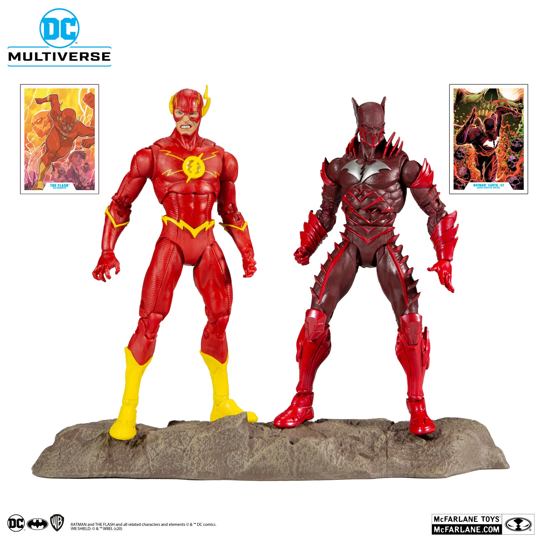 DC Multiverse The Flash vs Batman Earth-52 2 pack - McFarlane Toys