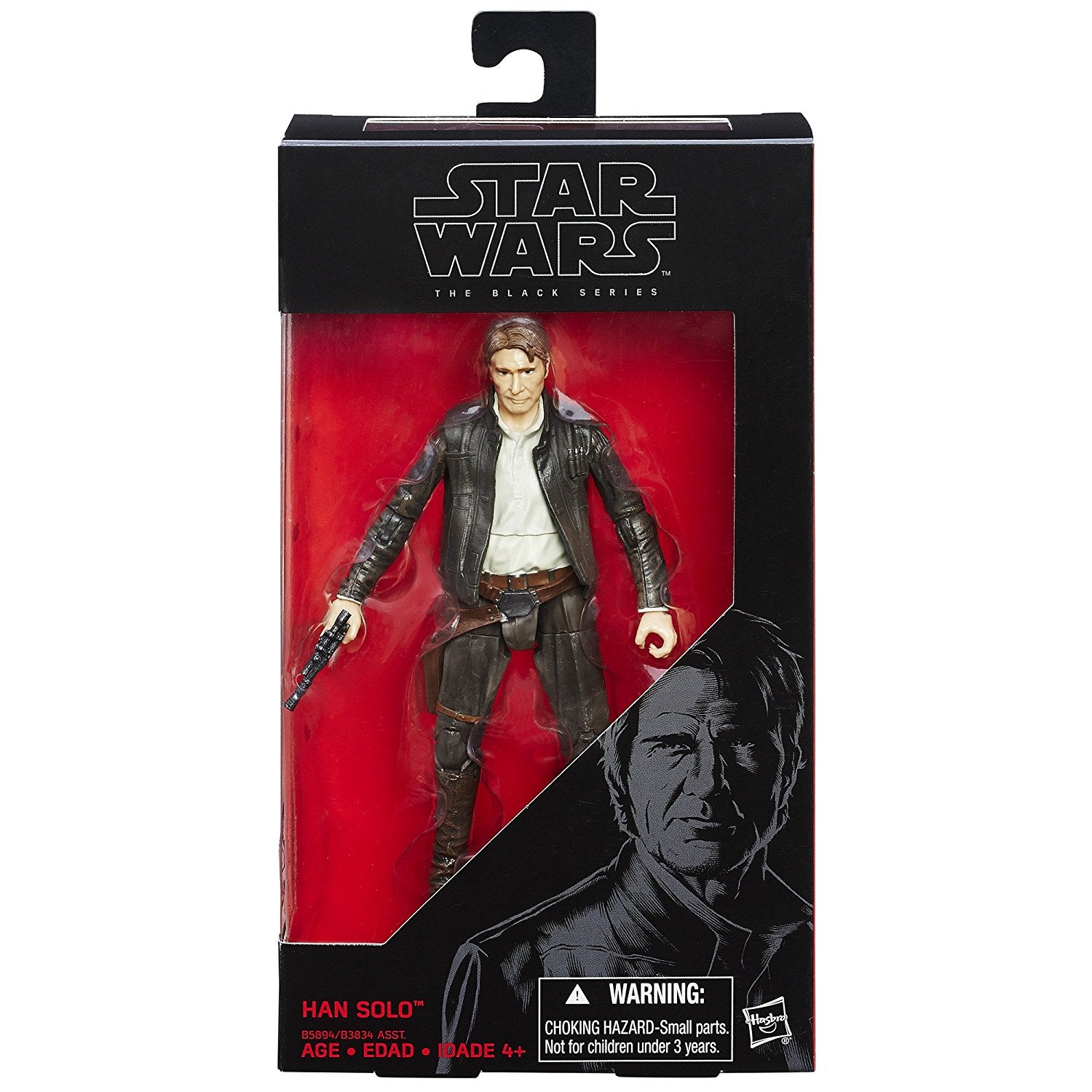 Star Wars The Force Awakens Black Series 6" Han Solo #18