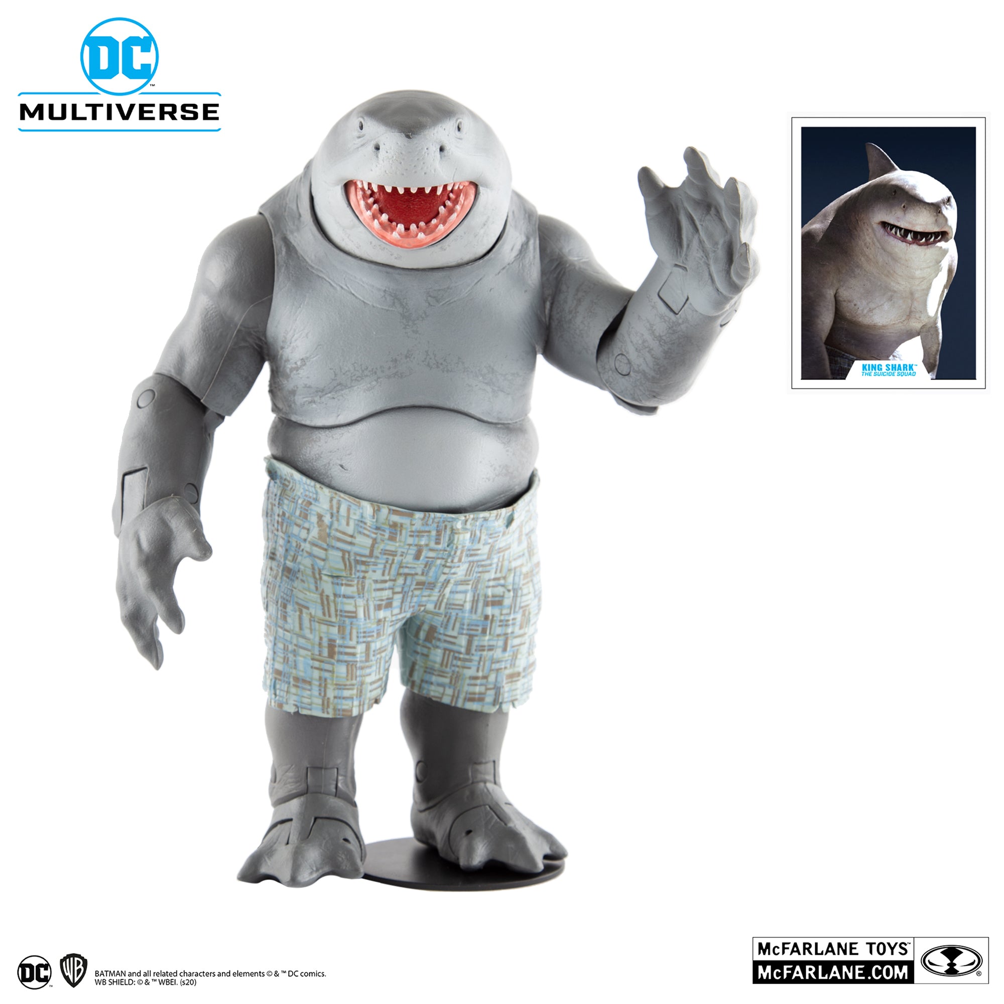 DC Multiverse Suicide Squad King Shark Gold Edition Megafig - McFarlane Toys