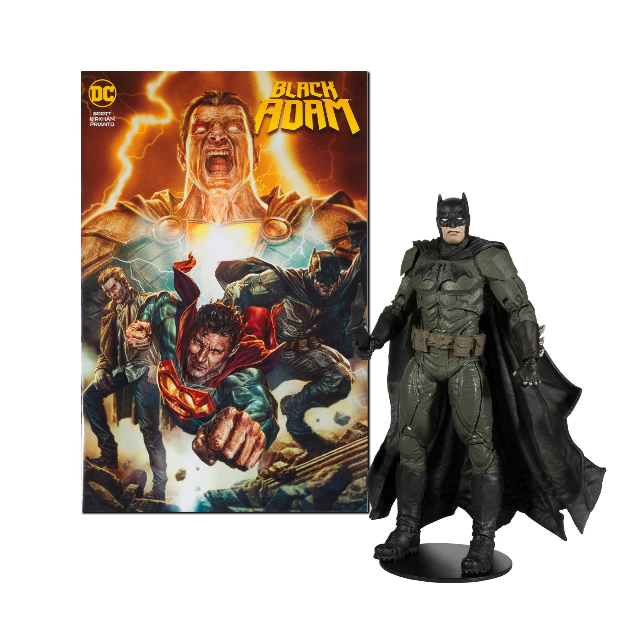 DC Direct Page Punchers Batman 7" with Black Adam Comic - McFarlane Toys