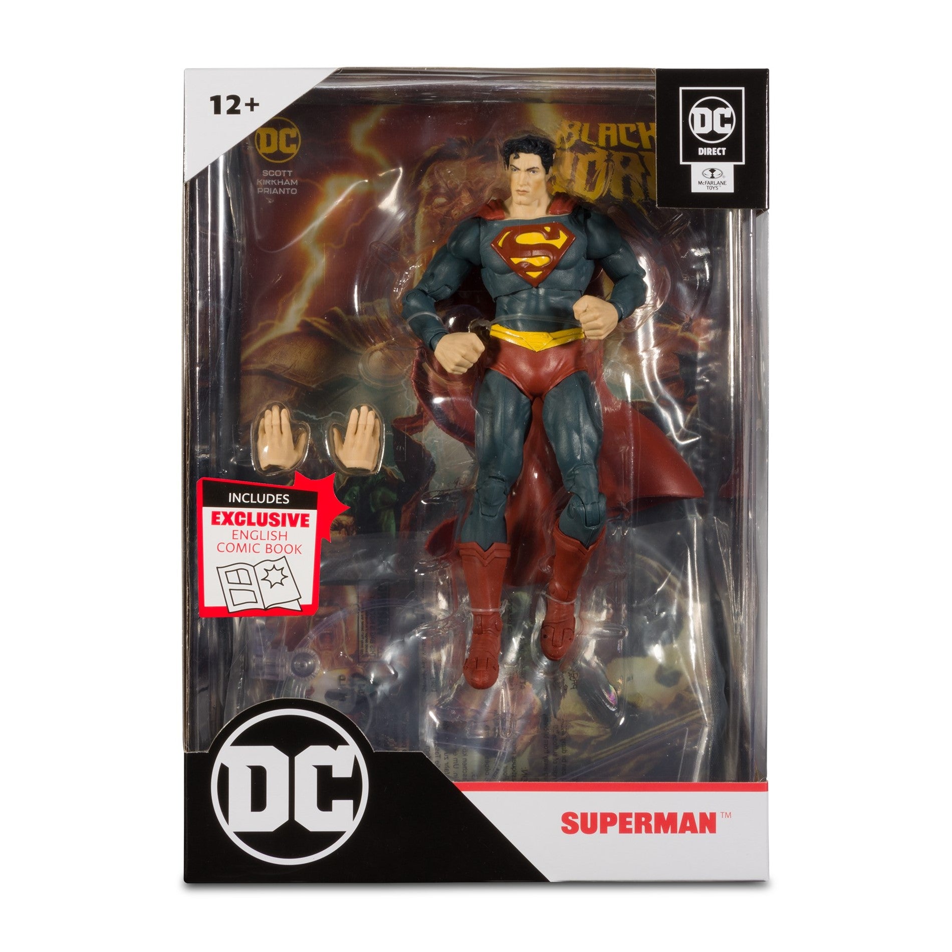 DC Direct Page Punchers Superman 7" with Black Adam Comic - McFarlane Toys