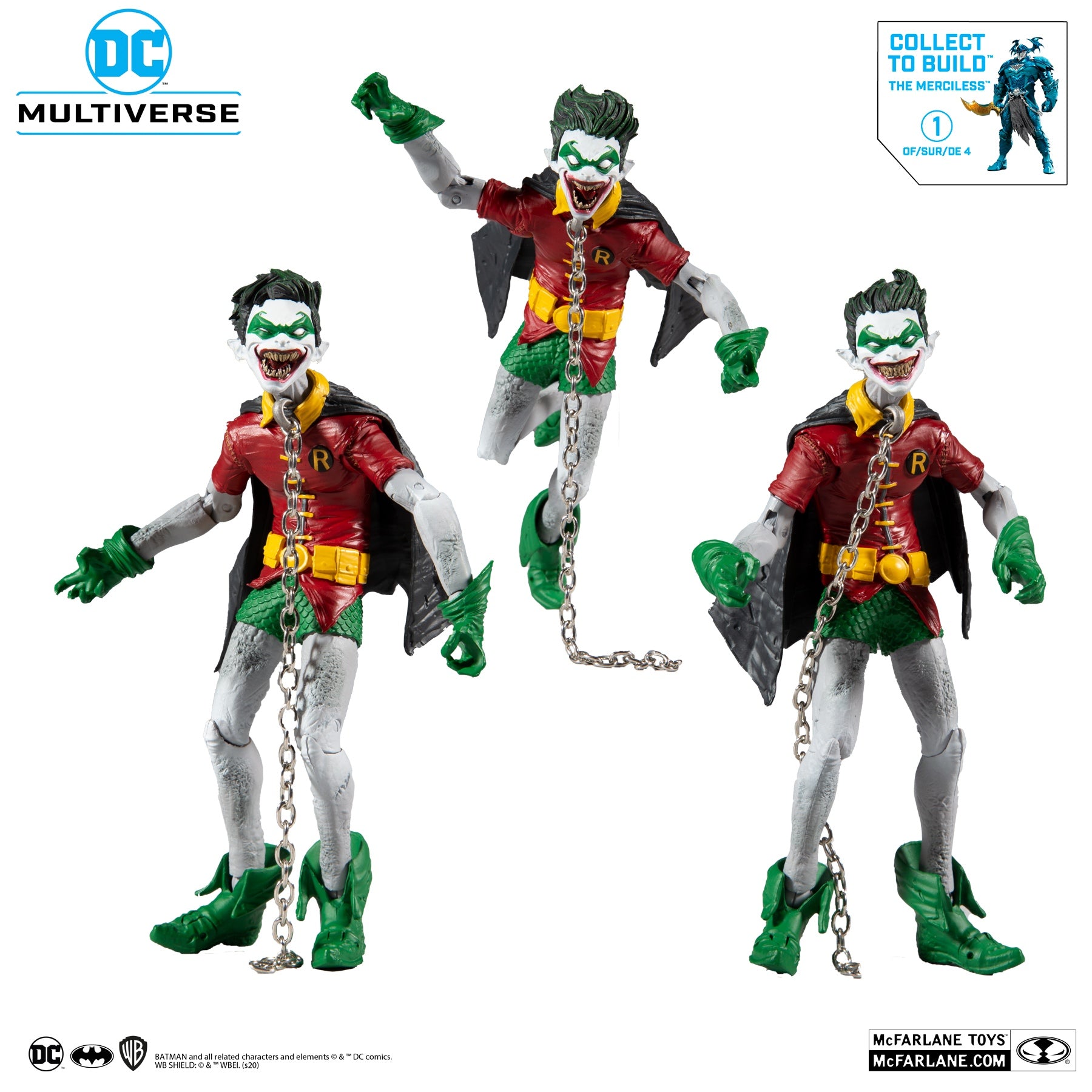 DC Multiverse Robin Crow Dark Nights Metal Build-a Merciless - McFarlane Toys